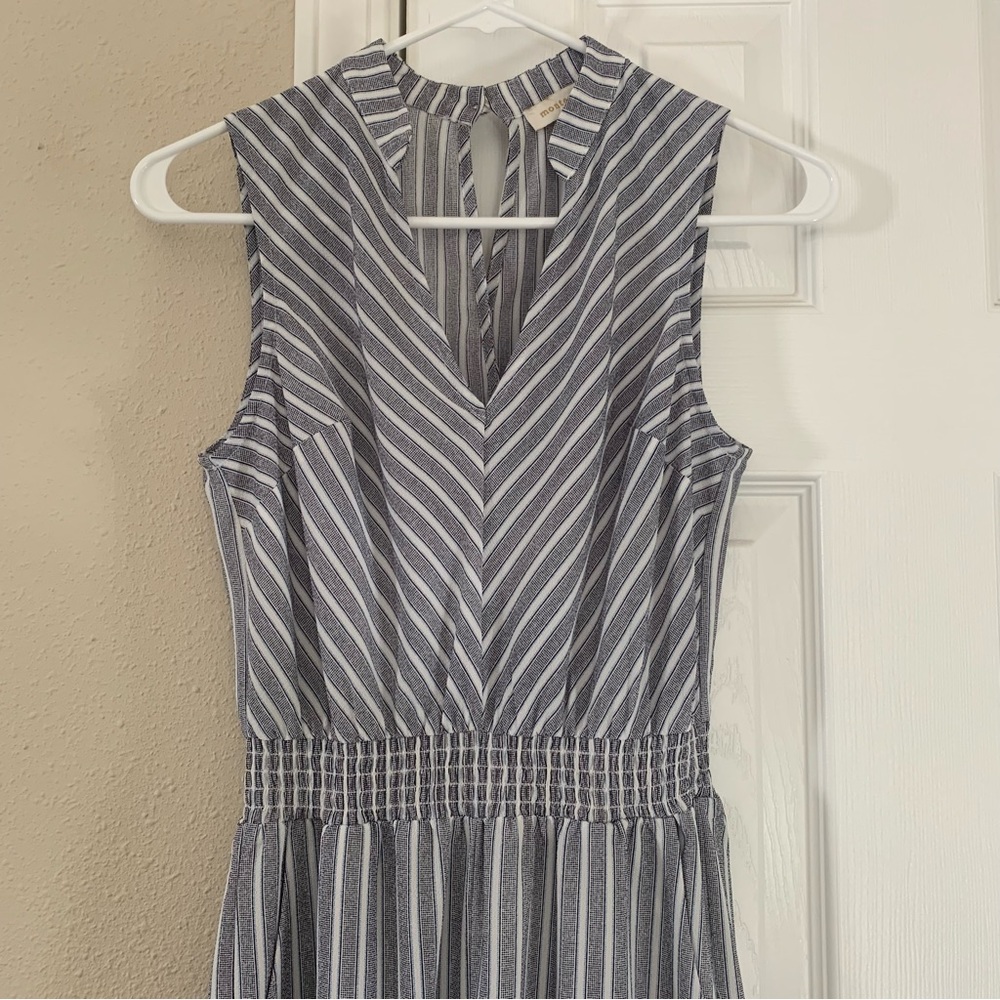 ☀️ Striped V Neck Jumpsuit